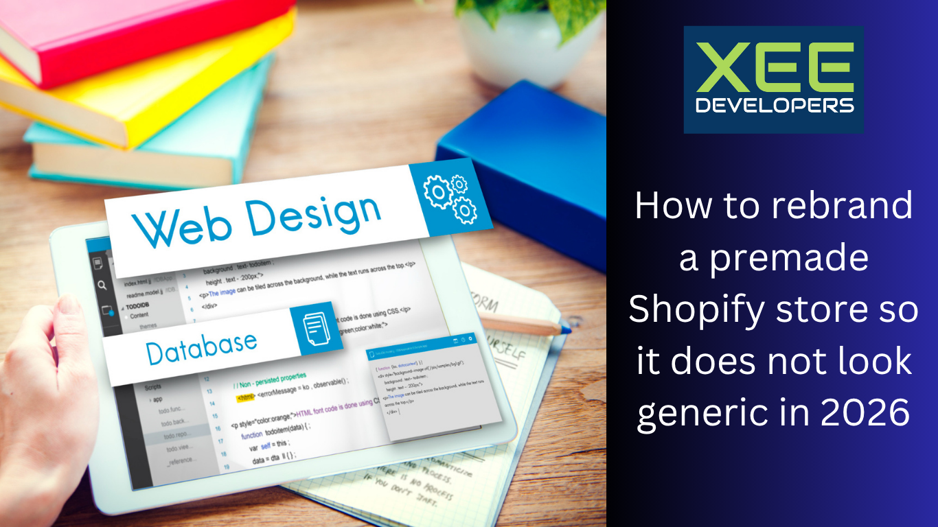 Rebranding a premade Shopify store to look unique in 2026