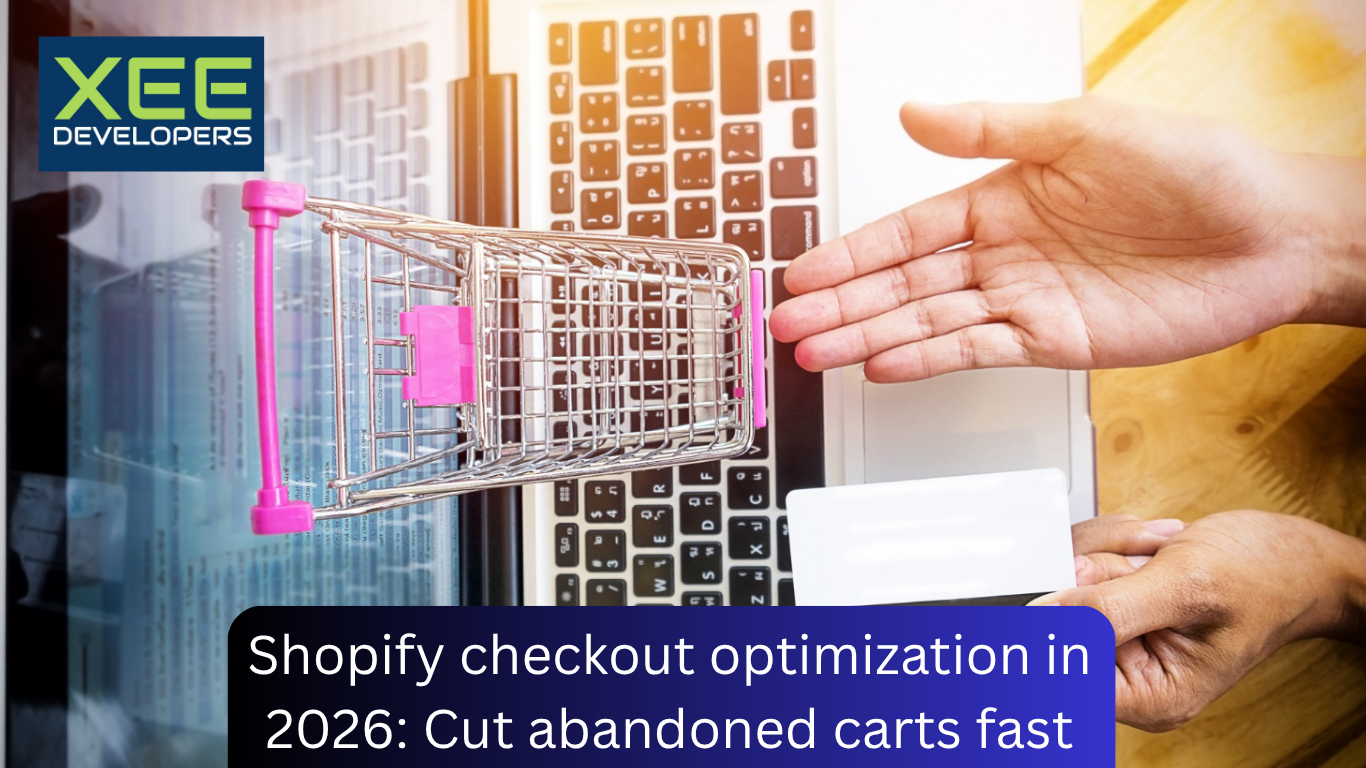 Optimized Shopify checkout page showing a streamlined purchase process designed to reduce cart abandonment and increase conversions in 2026.