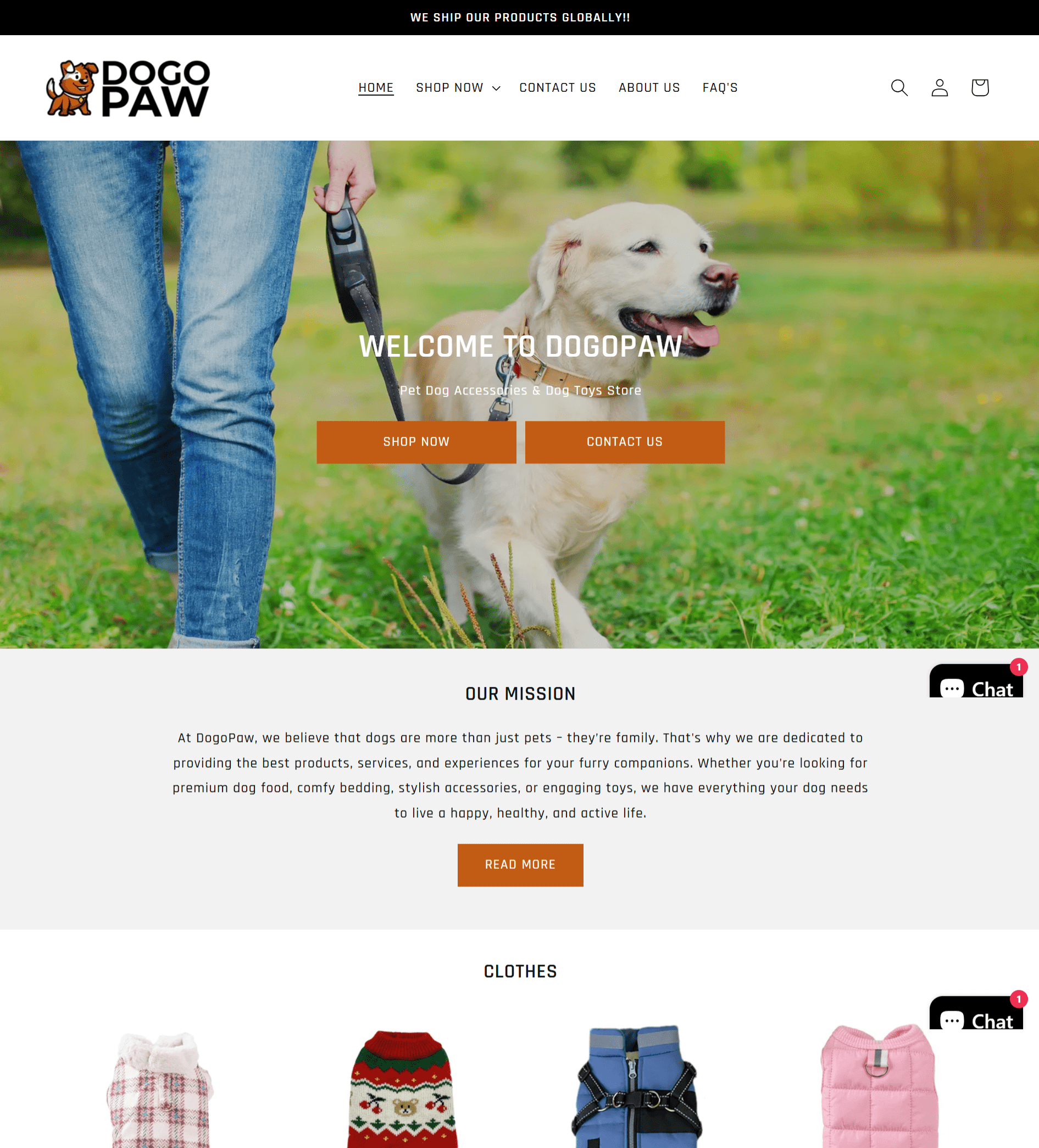 DogoPaw ( Pet, Dog Accessories Store)