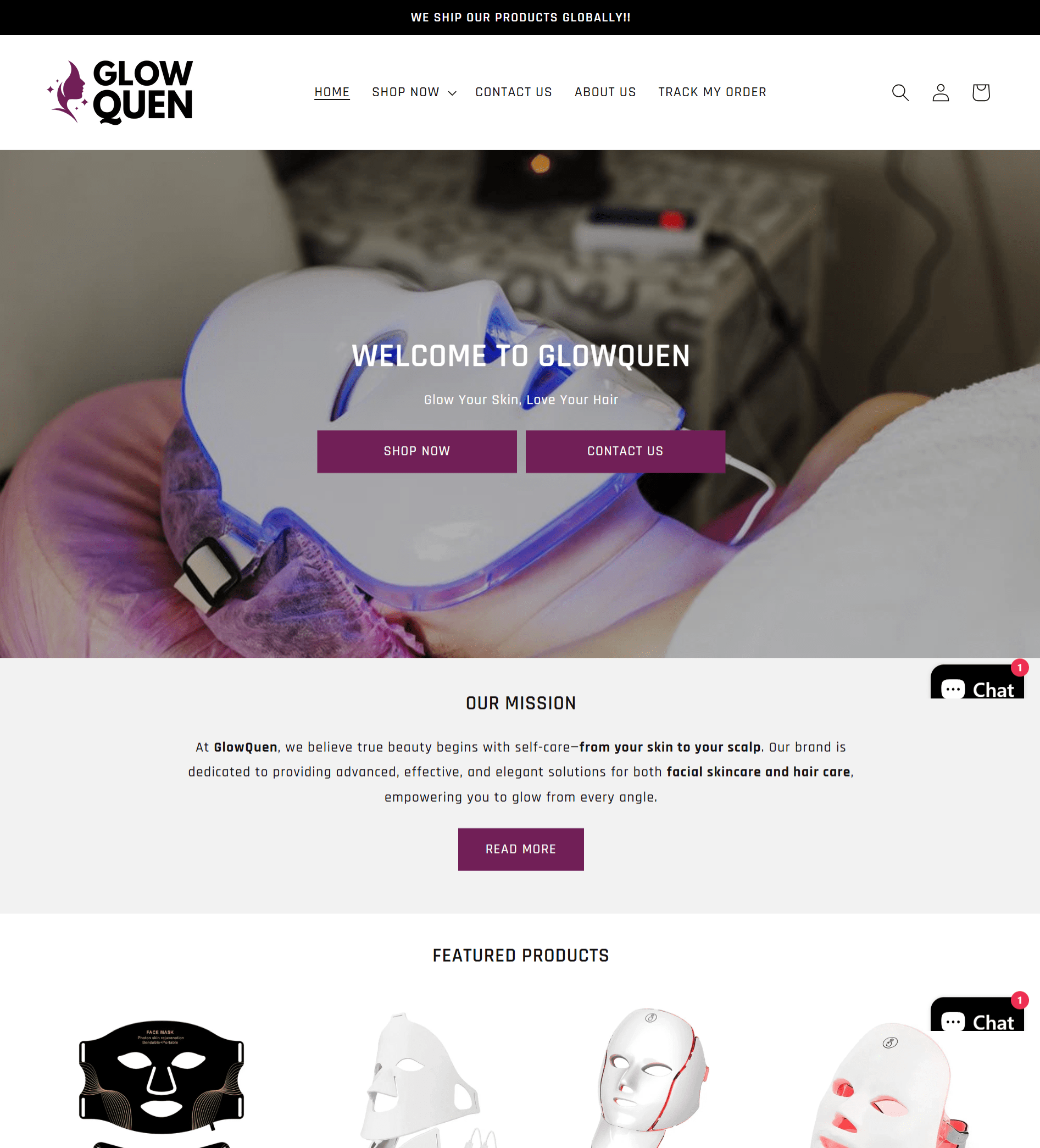 GlowQuen ( Face Mask & Hair Care Store)