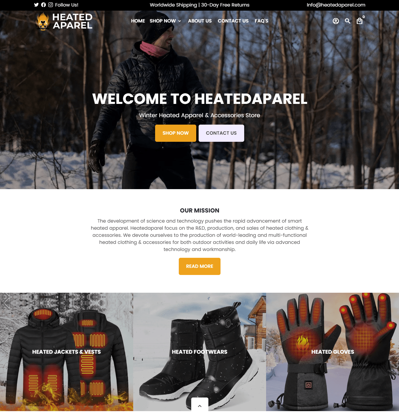 HeatedAparel ( Winter Heated Apparel Store)