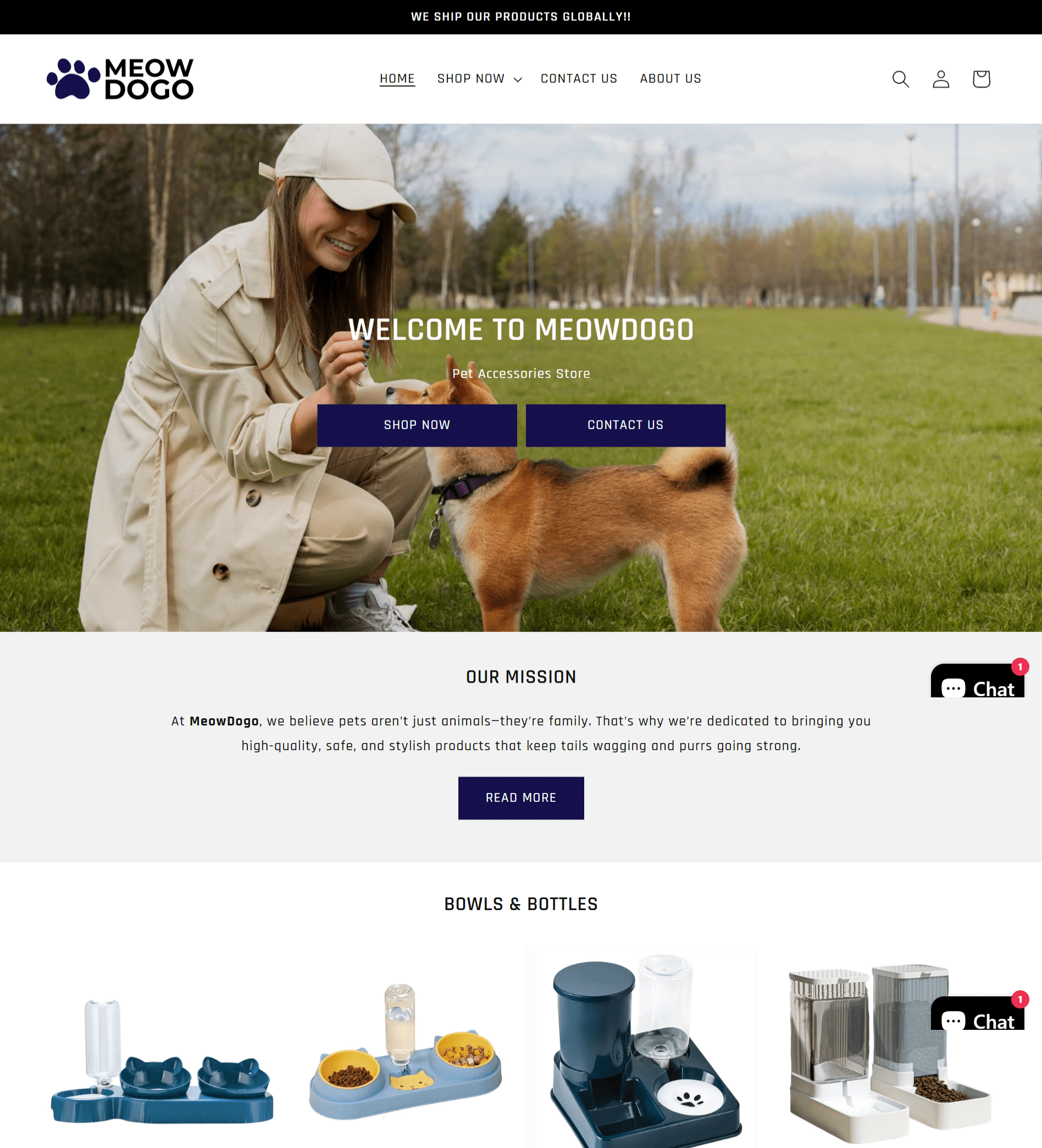 MeowDogo ( Pet, Dog Accessories Store)