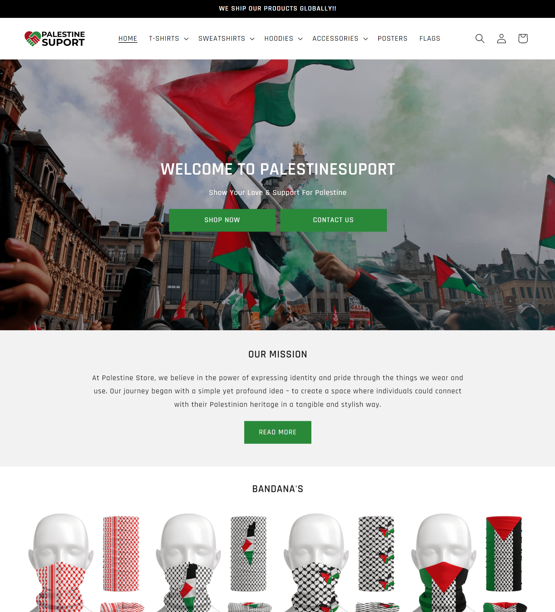 PalestineSuport ( Palestine Apparel & Flag Store)