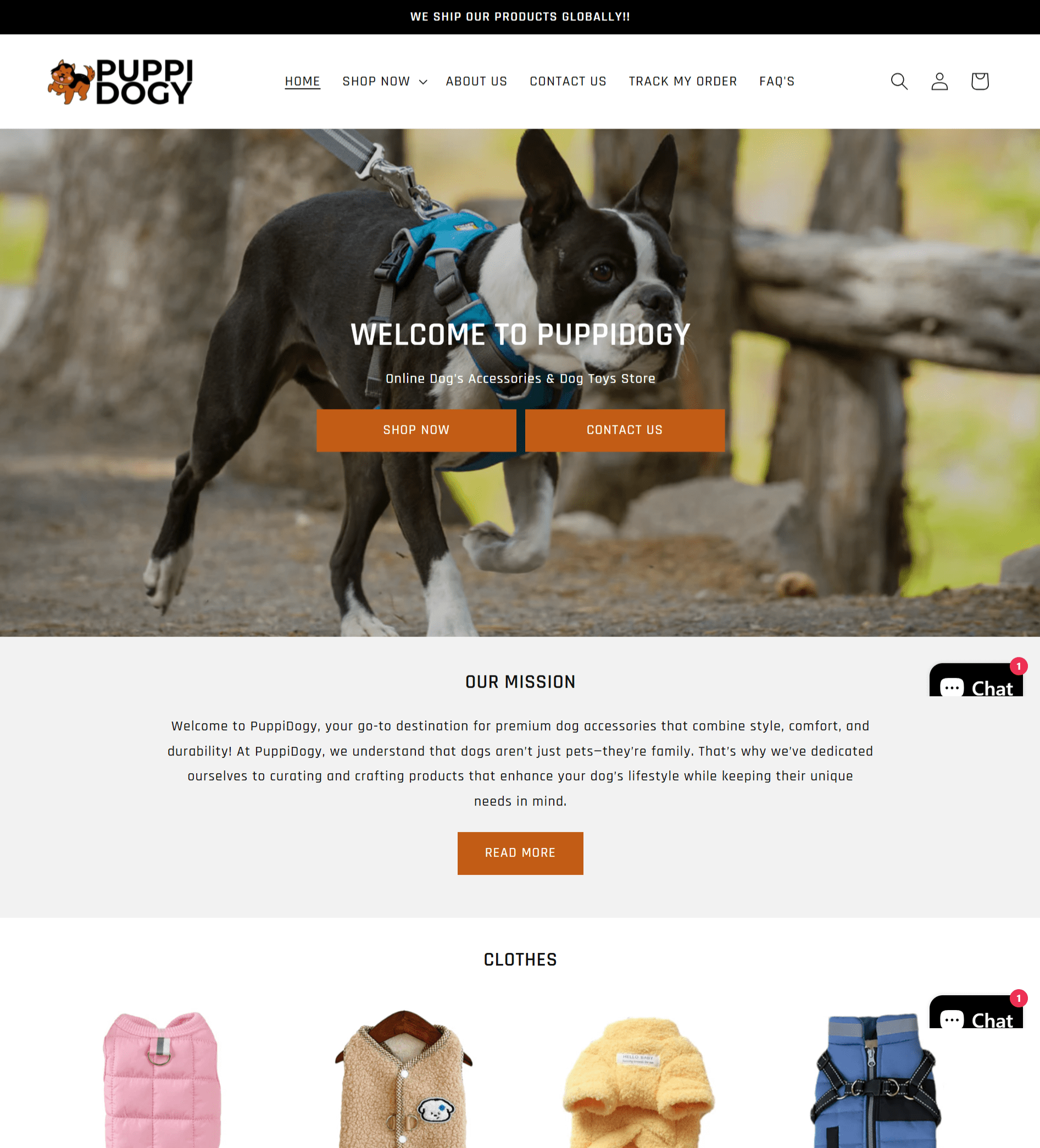 PuppiDogy ( Pet, Dog Accessories Store)