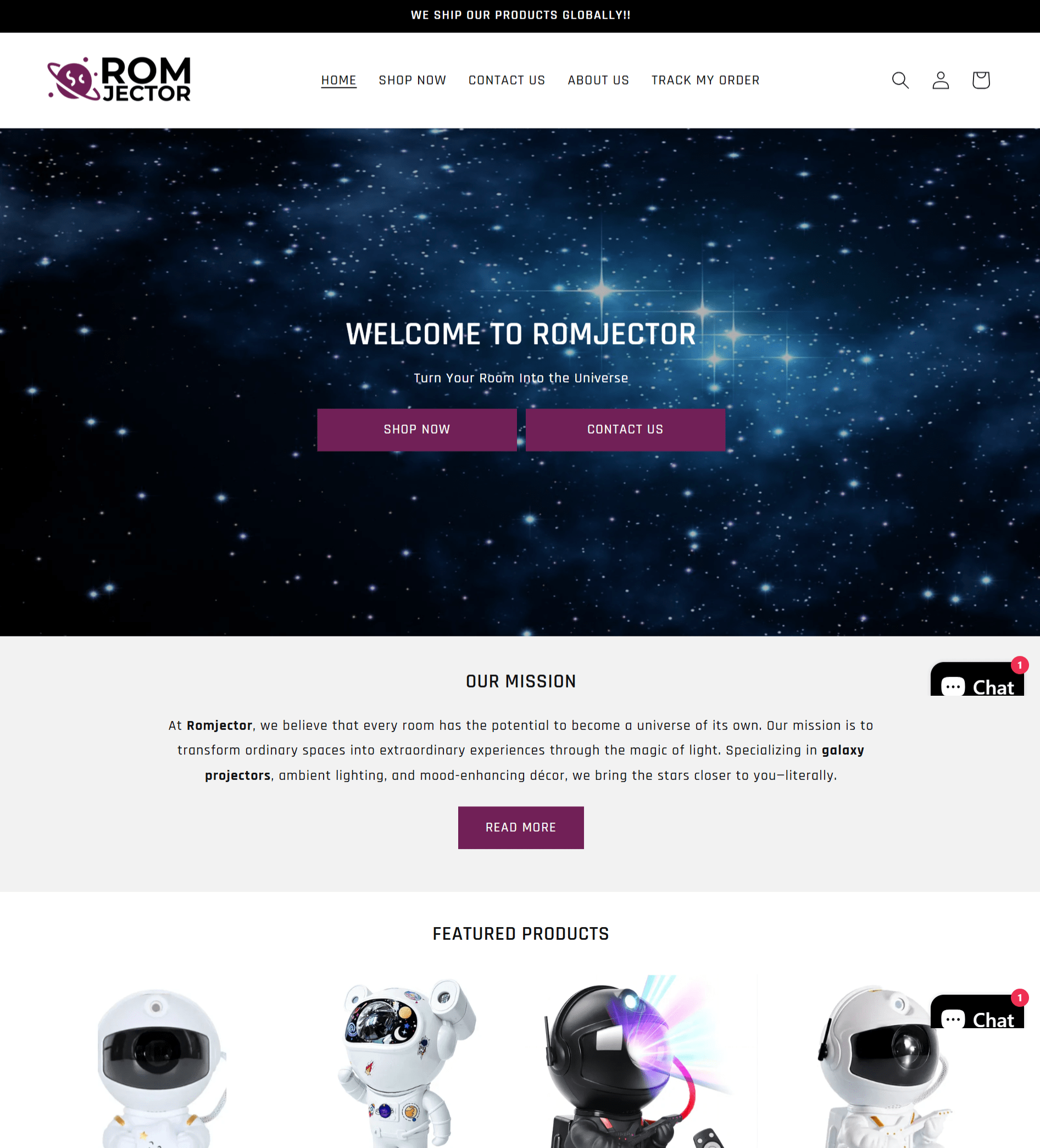 RomJector ( Room Galaxy Light Store)