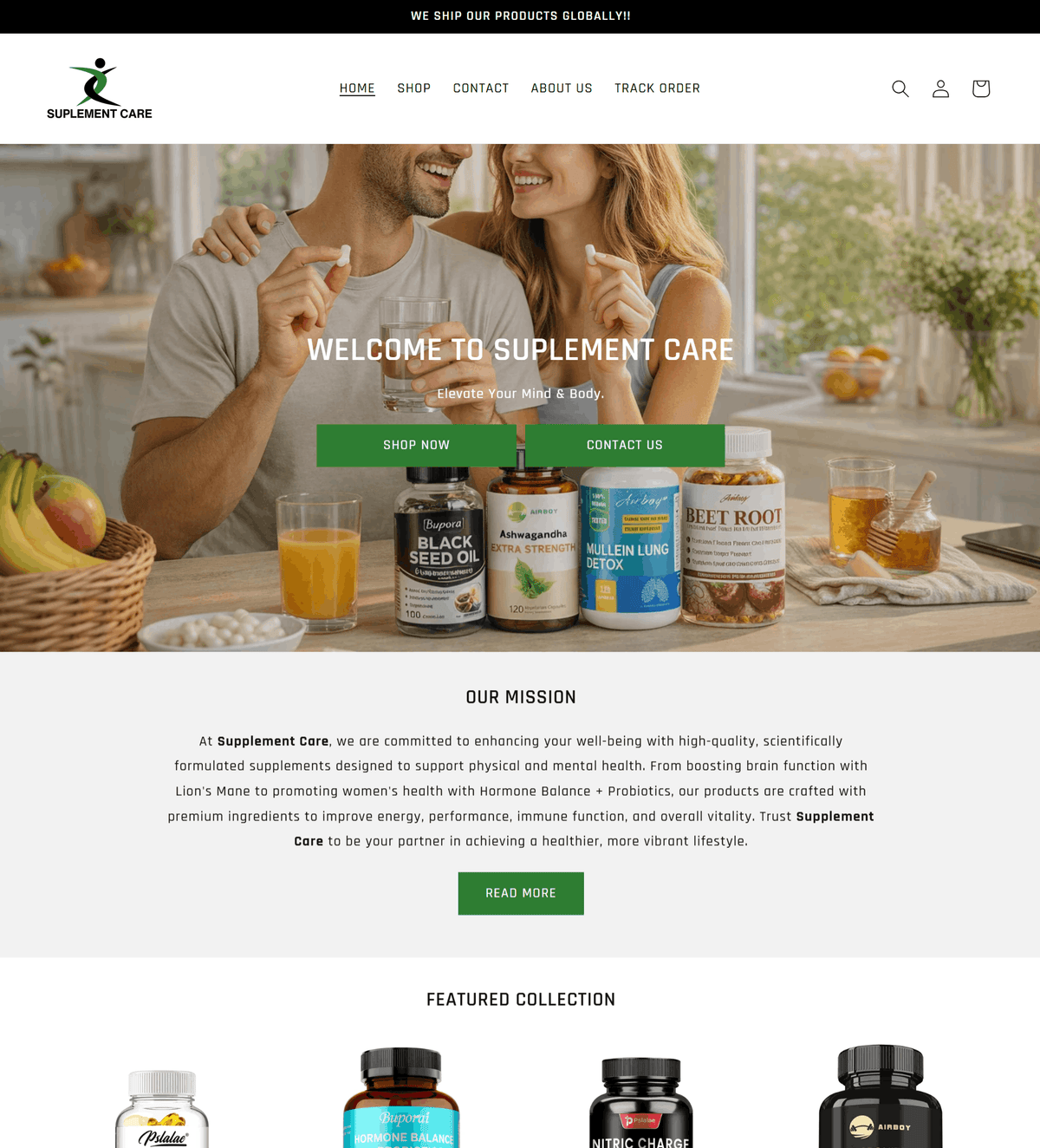 SuplementCare ( Supplements Store)