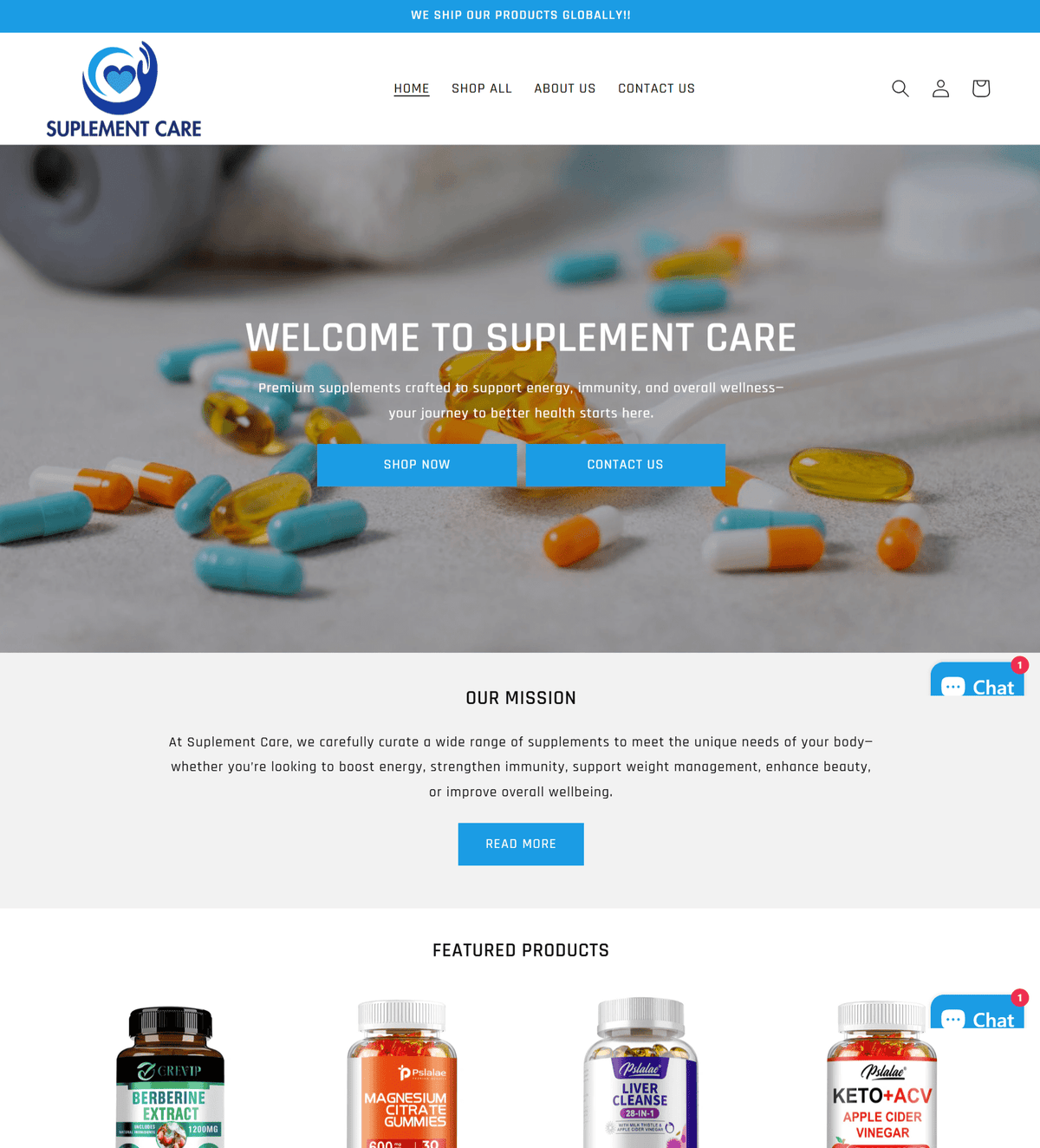 Suplementcare ( Supplements Store)
